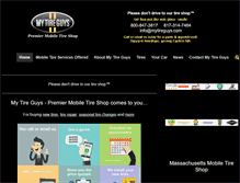 Tablet Screenshot of mytireguys.com